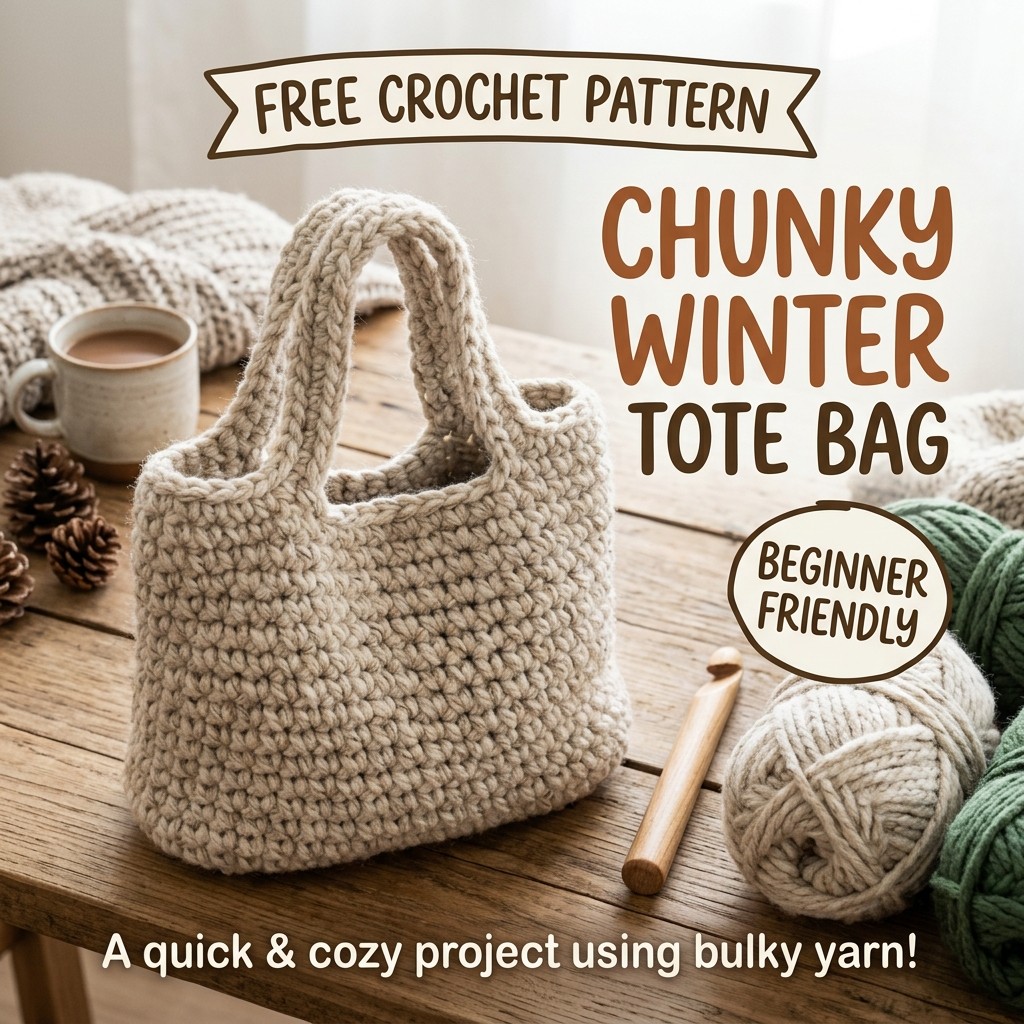 Chunky Winter Tote (Test Pattern)